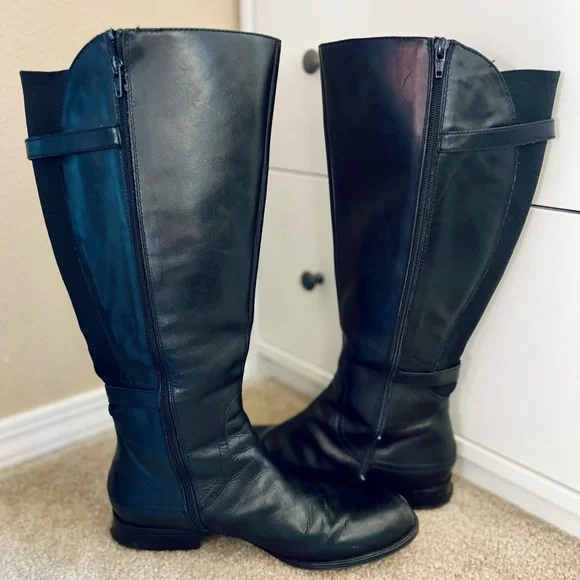 Naturalizer Black Knee High Boots - Picture 5 of 8